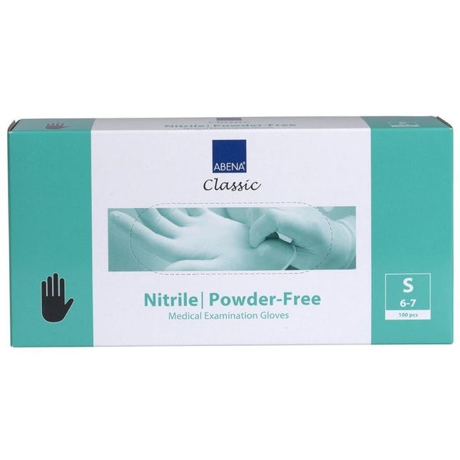 Abena Nitrile Gloves Classic powder-free Size S black 100 pcs