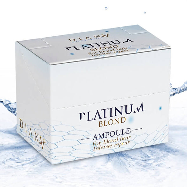 Platinum Ampoules For Blonde Hair 6×10 ml – Cool blonde, shine & repair