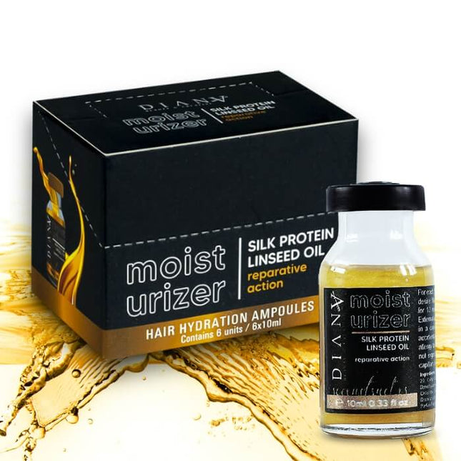 Golden Protein For Hair Ampoule 6×10 ml – Intensive Hydration & Recovery