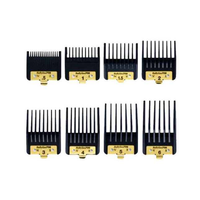 Babyliss PRO 4Artists Premium Clipper Guards Black 8 pcs