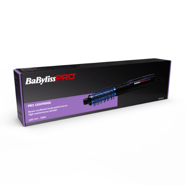 Babyliss PRO Hot air brush Blue Lightning PRO 34 mm Black 700W