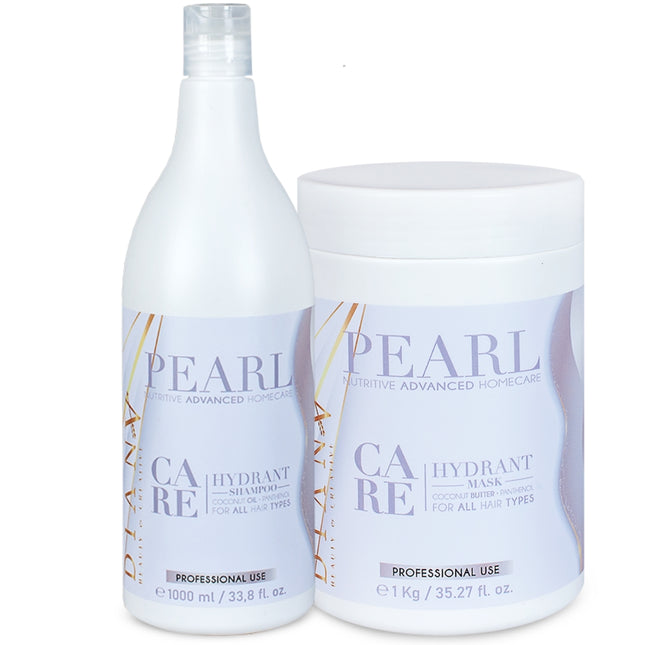 Pearl Botox Home Care Set – Shampoo + Hair Mask 1000 g – with coconut oil & panthenol