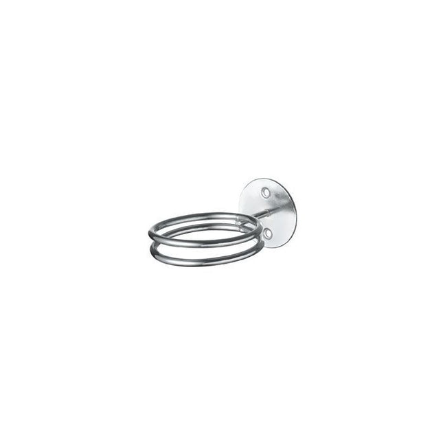 Comair Hair Dryer Holder Double Ring Chrome