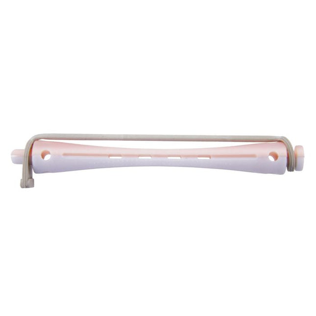Comair Permanent Wraps Long White/Pink 7mm - 12 pcs