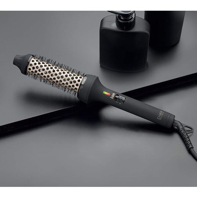 Diva Pro Ceramic Heat Brush Black 30mm