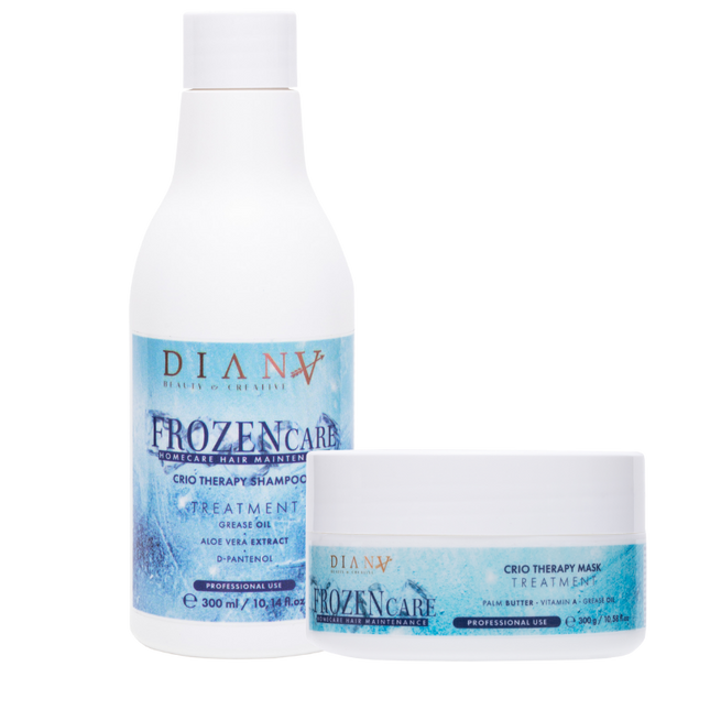 Frozen Cryotherapy Home Care Set (Shampoo + Mask) 2×300 ml – Extend & maintain the effect of cryotherapy