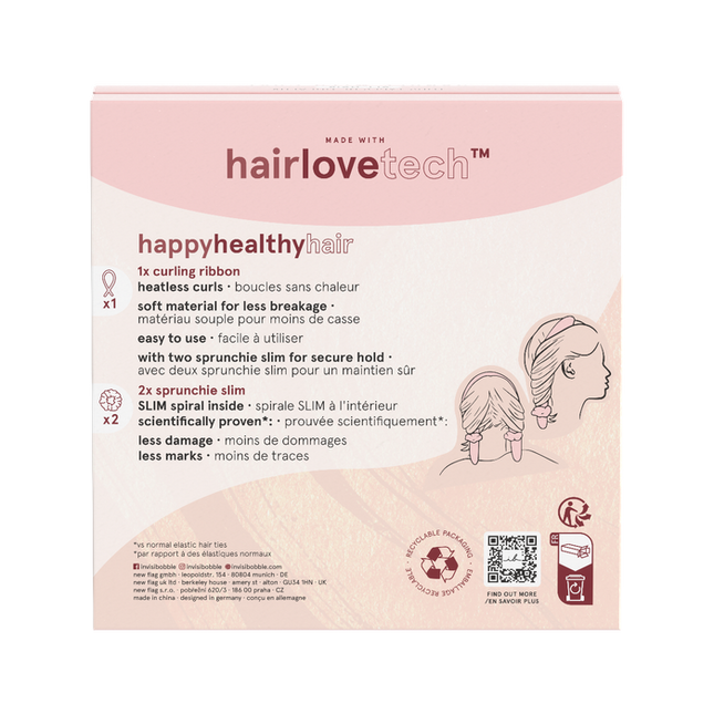Invisibobble Heatless Curling Set Handle With Curl