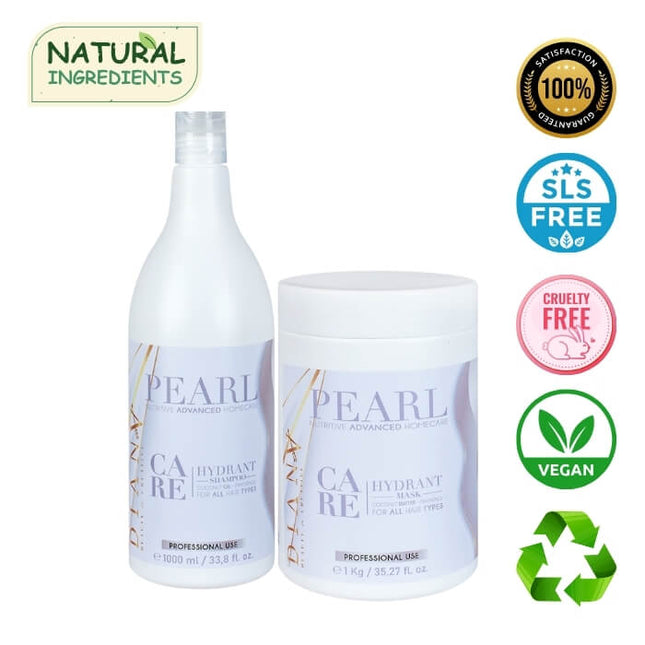 Pearl Botox Home Care Set – Shampoo + Hair Mask 1000 g – with coconut oil & panthenol