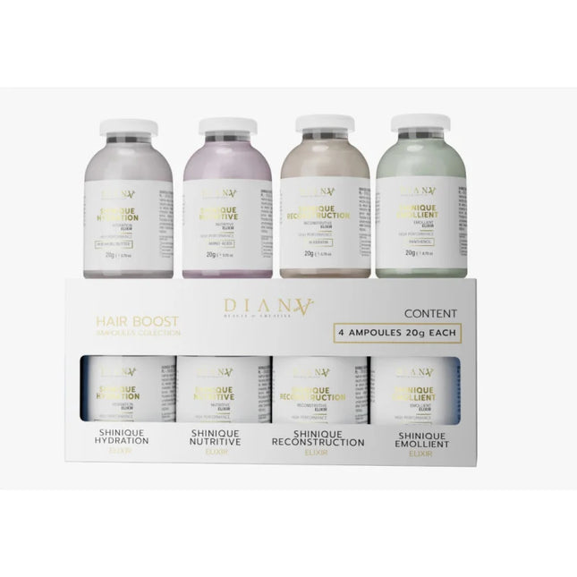 Shinique Pro Boost Kit – 4-Step Salon Performance Shots 4x20ml