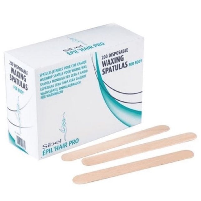 Sibel Epil'Hair Pro Spatula Wood 200 pcs