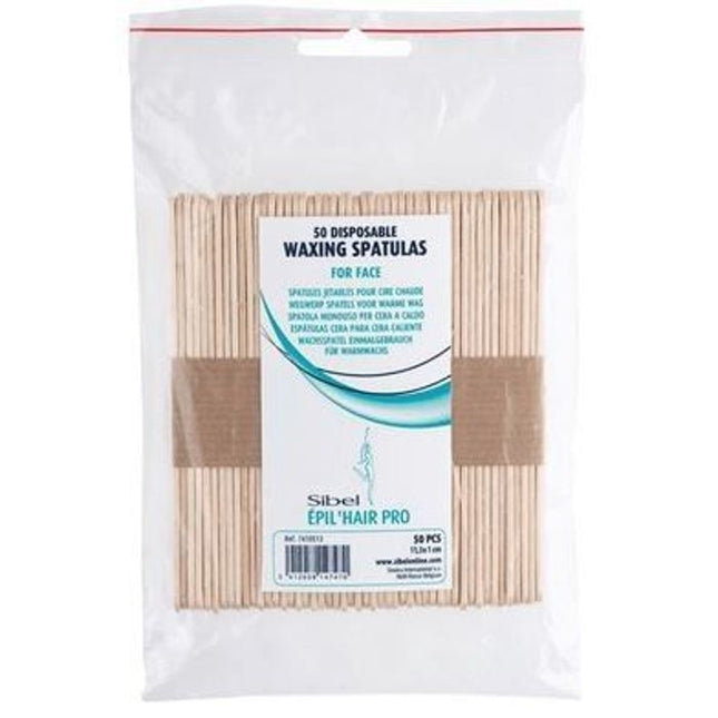 Sibel Epil'Hair Pro Disposable Spatulas 50 pcs 113x10x2mm
