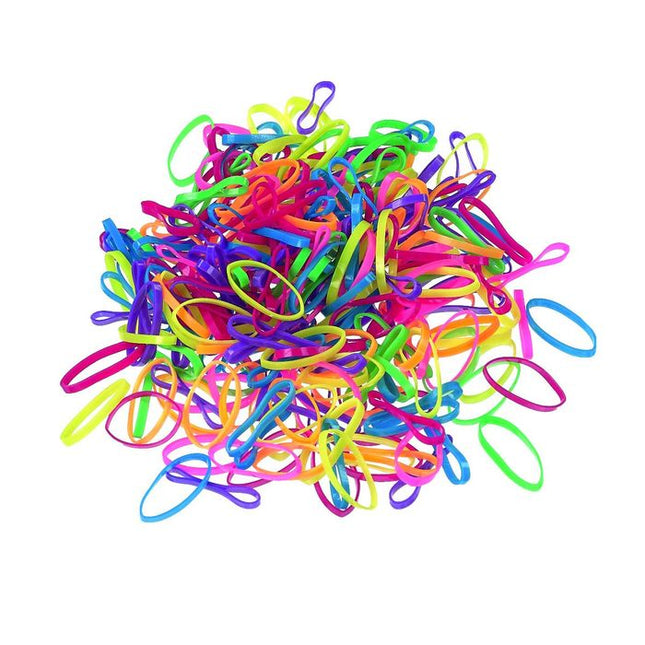 Sibel Hair Elastics Colored 500 pcs