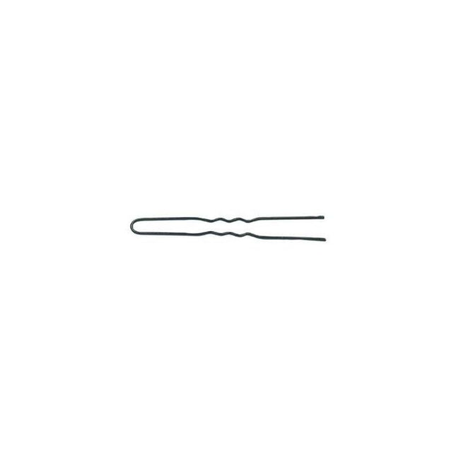 Sibel Postichene needles ribbed black 70mm - 25 pcs