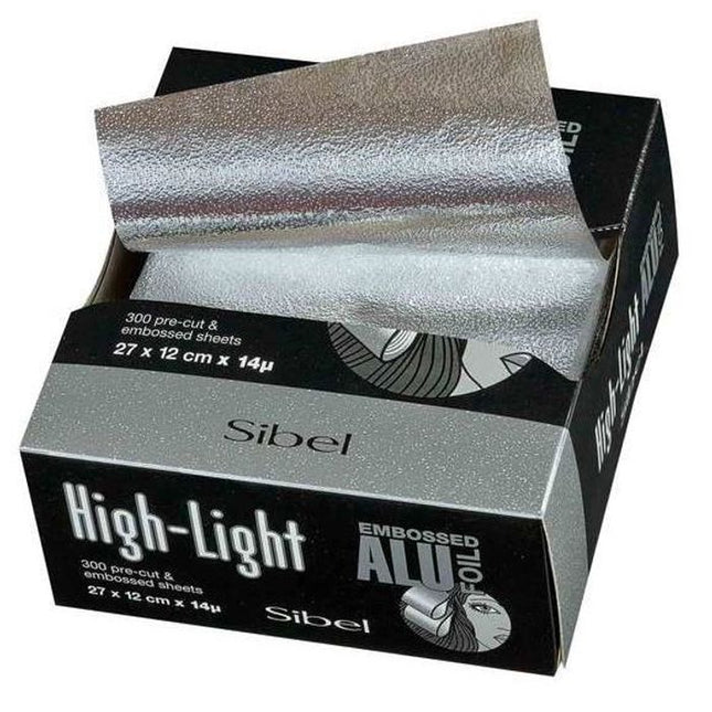 Sibel Precut Embossed Aluminum Sheets 300pcs 27x12cm