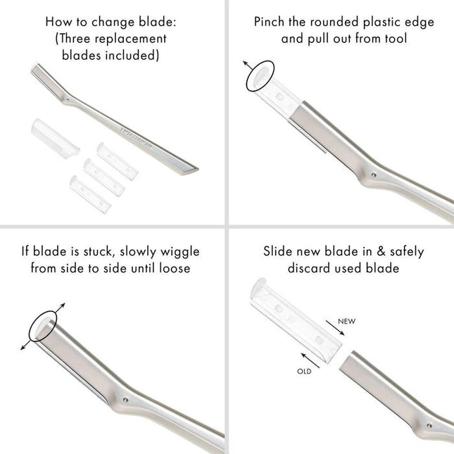 Tweezerman Replacement Blade Facial Razor