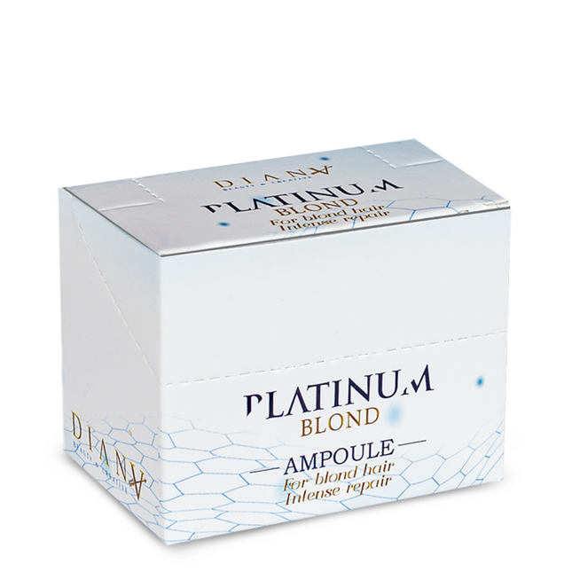 Platinum Ampoules For Blonde Hair 6×10 ml – Cool blonde, shine & repair