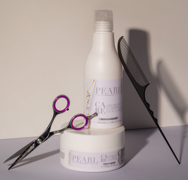 Pearl Botox Home Care Set – Shampoo + Hair Mask 300 g – with coconut oil & panthenol