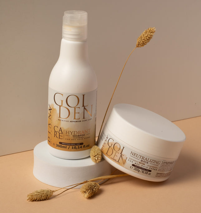 Golden Botox Home Care Set – Shampoo + Hair Mask 300 ml