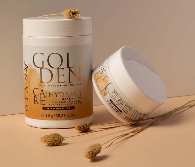 Golden Botox Home Care Hair Mask 300 g – with coconut oil, panthenol & vitamin B2