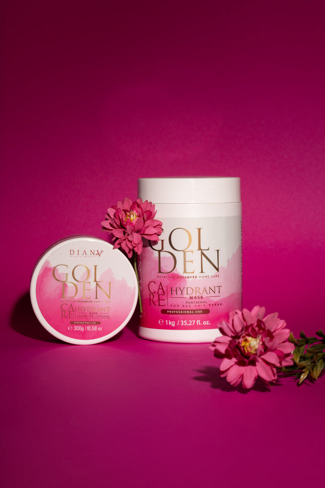 Golden Protein Home Care Mask – Strengthening and hydrating mask with panthenol, coconut oil & gold particles – 1000 g