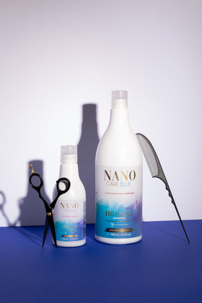NanoBlue Home Care Shampoo 300 ml – with violet pigment & moisturizing formula