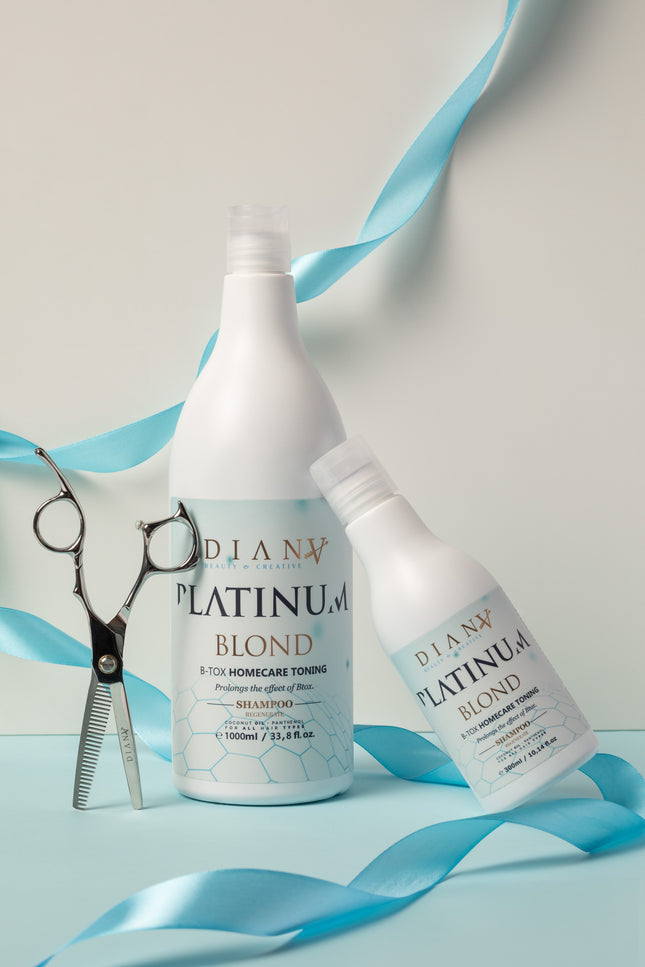 Platinum Hair Botox Home Care Shampoo – Hydrating shampoo with purple pigment for cool blonde hair – 300ml