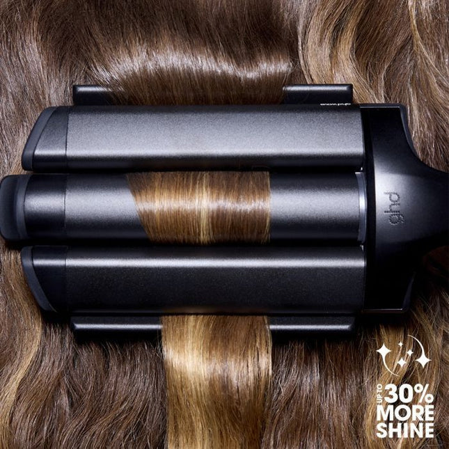 ghd Triple Waver + Curls Gone Wild Curl Texturizing Spray 200ml