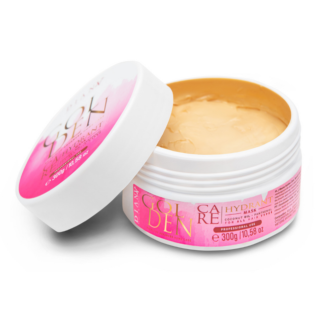 Golden Protein Home Care Mask – Strengthening and hydrating mask with panthenol, coconut oil & gold particles – 300g