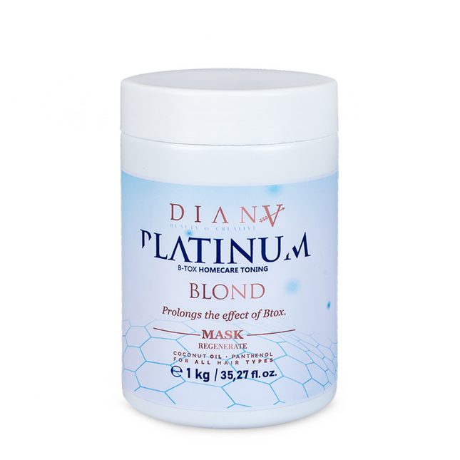Platinum Botox Home Care Mask – Hydrating mask with violet pigment for blond hair – 1000g