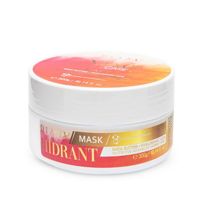 NanoGold Home Care Hair Mask 300 g – with hyaluronic acid, shea butter & coconut oil