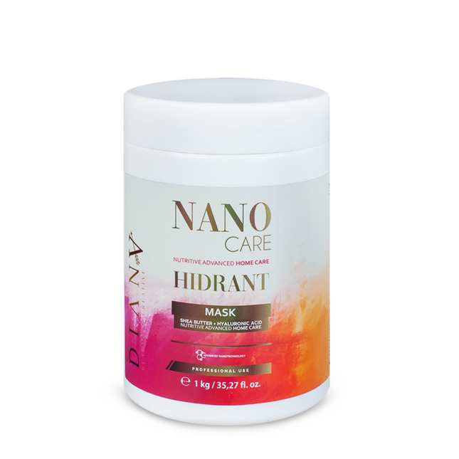 NanoGold Home Care Hair Mask 1000 g – with hyaluronic acid, shea butter & coconut oil