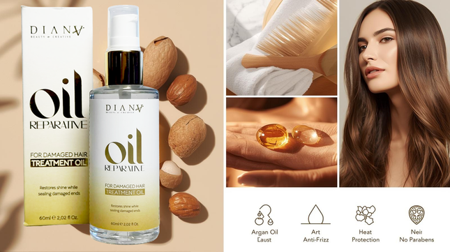 Restorative Hair Oil 60 ml – Professional Serum for Damaged Hair