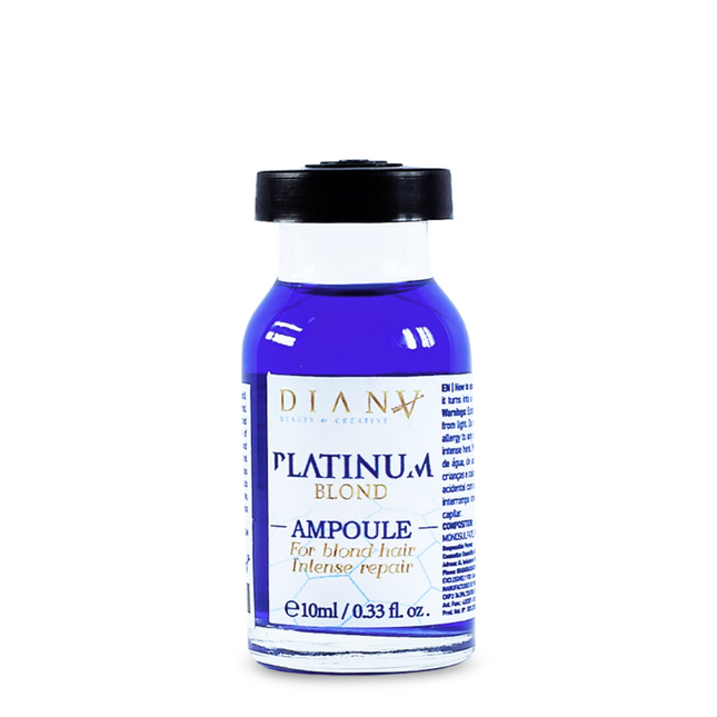 Platinum Ampoules For Blonde Hair 10 ml – Cool blonde, shine & repair