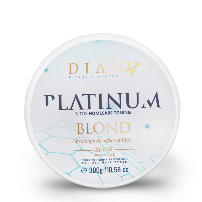 Platinum Botox Home Care Mask – Hydrating mask with violet pigment for blond hair – 300g