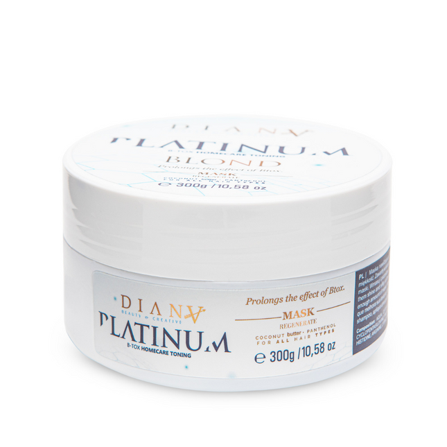 Platinum Botox Home Care Mask – Hydrating mask with violet pigment for blond hair – 300g