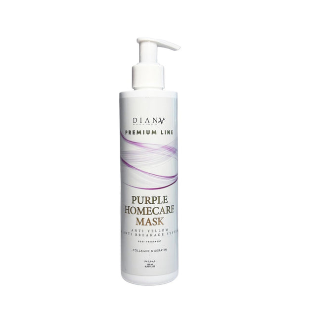Premium Line Purple Home Care Hair Mask – with purple pigment, collagen & keratin – 250ml
