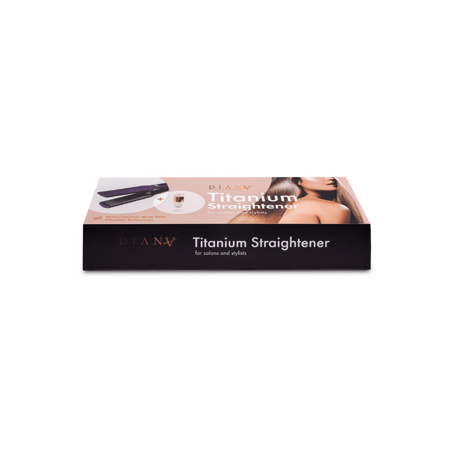 Diana NANO Hair Straightener with Wide Floating Titanium Plates and Vibration – Professional Precision & Protection