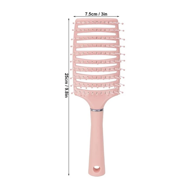 Powder Pink Hairbrush – Root Lift, Styling & Massage