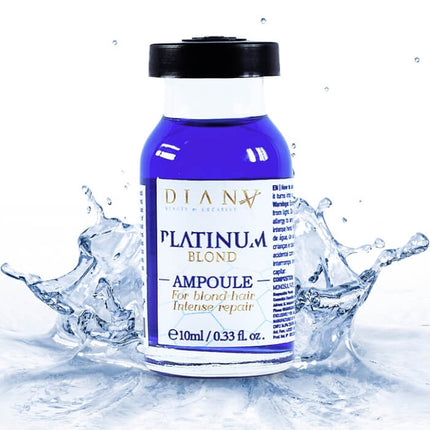 Platinum Ampoules For Blonde Hair 10 ml – Cool blonde, shine &amp; repair