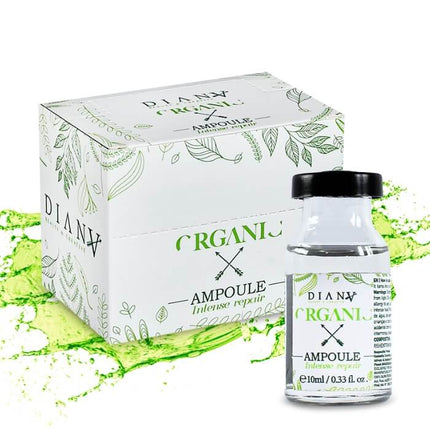 Organic Ampoules for Hair 6×10 ml – Natural regeneration and shine