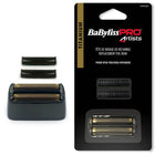 Babyliss PRO 4Artists Replacement Head Gunsteel Metal Double Foil Shaver Black