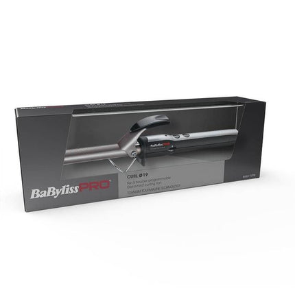 Babyliss PRO Curling Iron Titanium Tourmaline 19mm Black 45W
