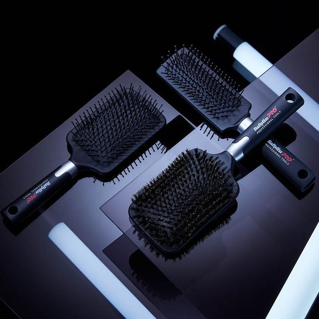 Babyliss PRO Paddle Brush Wild Boar Hair Black XL