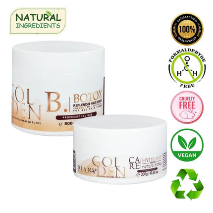 Golden Hair Botox treatment set 500g + 300g