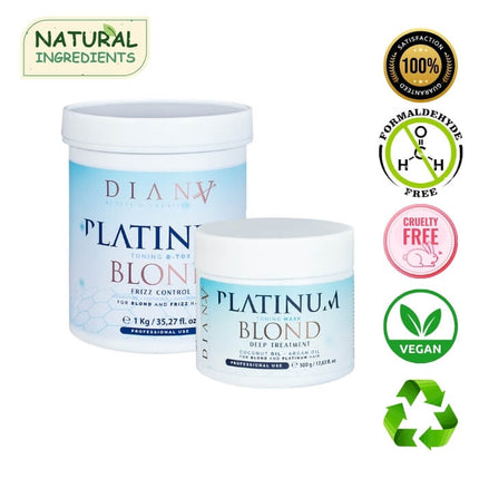 Platinum Hair Botox treatment for blond hair set 1000ml + 500ml