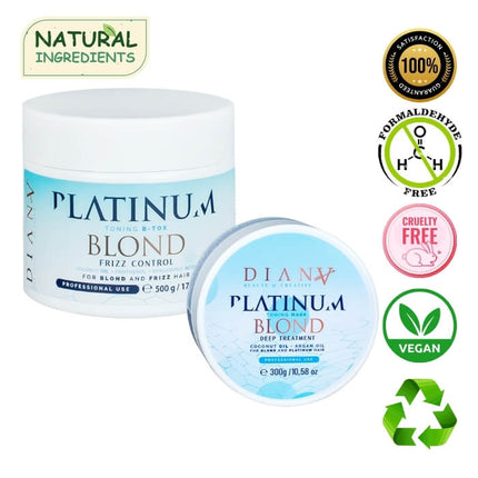 Platinum Hair Botox treatment for blond hair set 500ml + 300ml