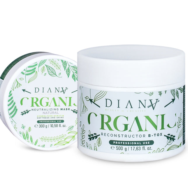 Organic Hair Botox treatment for frizzy hair set 500ml + 300ml