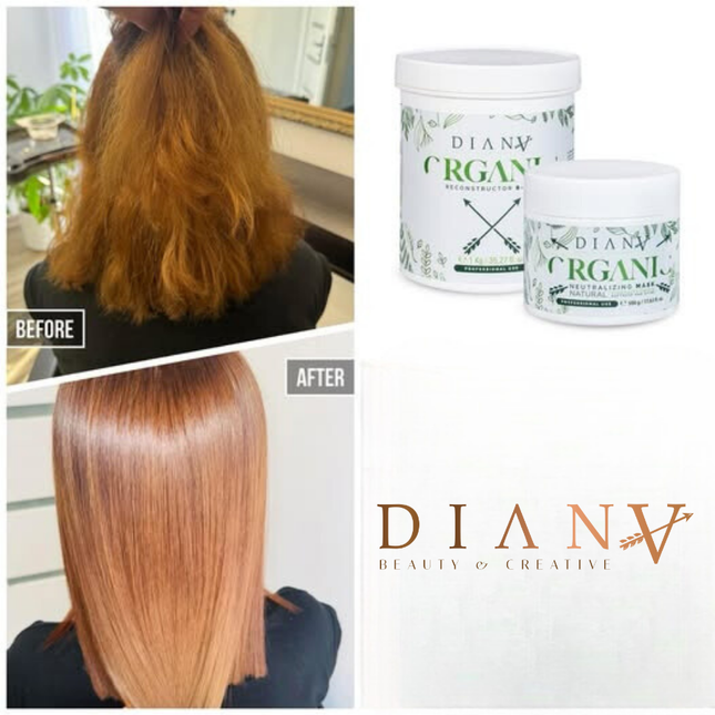 Organic Hair Botox treatment for frizzy hair set 1000ml + 500ml