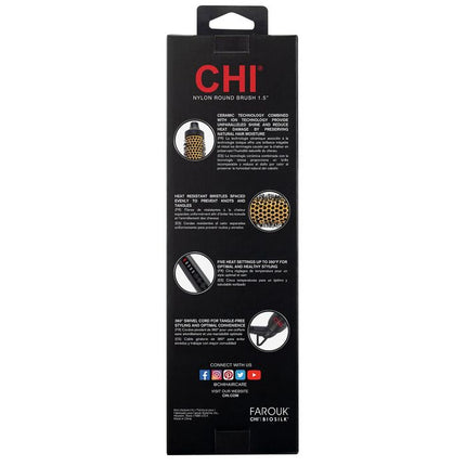 CHI Ceramic Nylon Round Brush 1.5inch