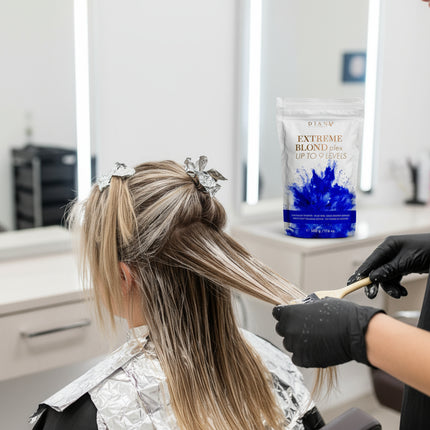 EXTREME Dust-Free Bleaching Powder with Plex System &amp; Violet Pigment – ​​Up to 9 Levels (500 g)